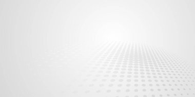 Soyut gri desen ve dinamik dalgalı arkaplan posteri. Teknoloji Parçacık Sisi Ağı Siber Güvenlik Vektörü illüstrasyonu.