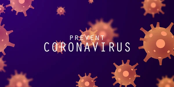 Коронавірус Або Концепція Вірусу Корона Коїд — стоковий вектор