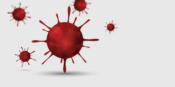 Ιός Coronavirus Έννοια Του Ιού Corona Κοβίδιο — Διανυσματικό Αρχείο