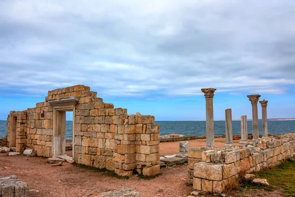 Chersonesus ruins in Crimea — Stock Photo, Image