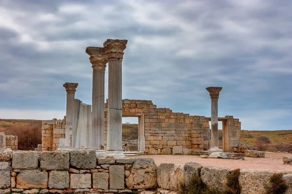 Chersonesus ruins in Crimea — Stock Photo, Image