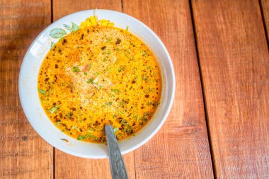 Ukrayna ve Rus geleneksel çorba pancar çorbası