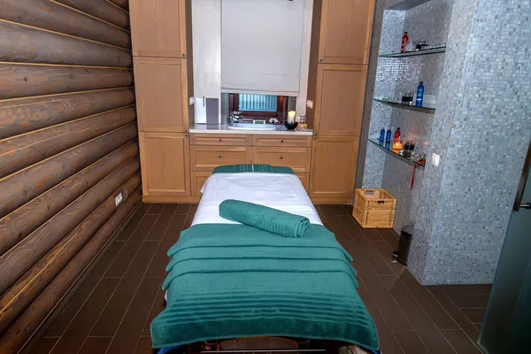 Massage room interior in spa