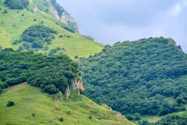 Kuzey Osetya'da dağ manzarası