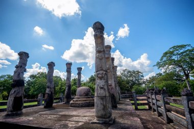 Nissanka Lata Mandapaya Polonnaruwa içinde kalıntıları