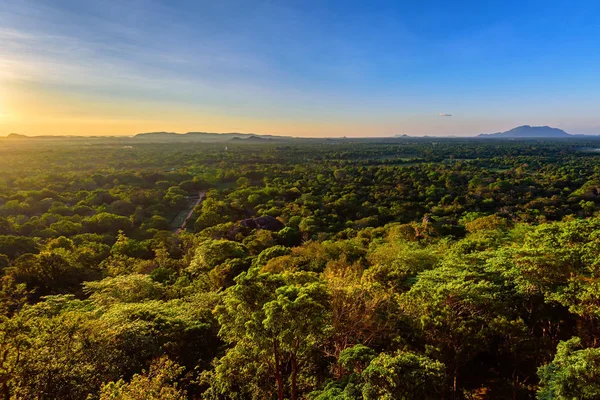 Vista aérea del bosque tropical de Sri Lanka — Foto de Stock