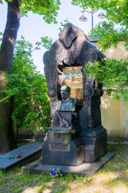 St.Petersburg, Rusya - Haziran, 2015: Borodin mezar