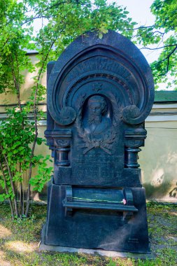 St.Petersburg, Rusya - Haziran, 2015: Mussorgskys mezar