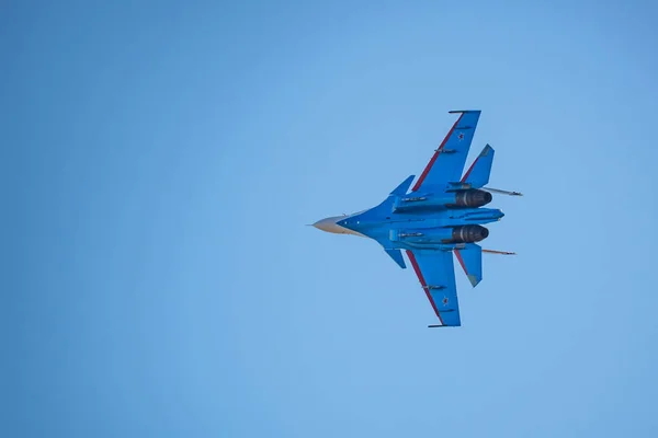 Rostov na Donu, Rusko-srpen 2017: Su-30 — Stock fotografie