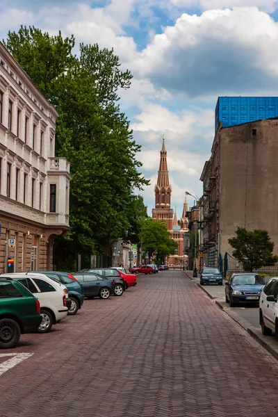 KRAKOW, POLONIA - JUNIO, 2012: Calles de Cracovia — Foto de Stock