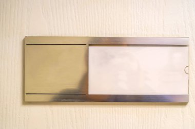 Boşaltmak duvar üzerine notlar için metal çerçeve