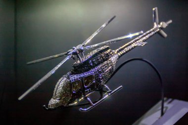 Elmas helikopter modeli De Beers Müzesi'nde