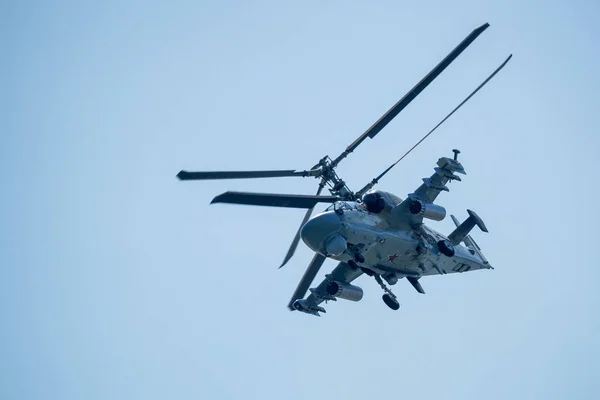 Rostow-on-don, russland - august 2017: kamov ka-52 — Stockfoto