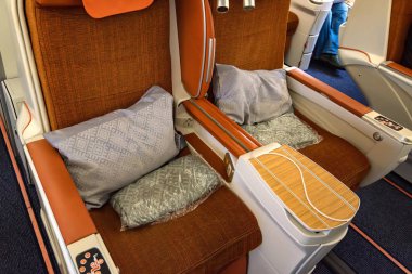 Uçak iş sınıf kabin