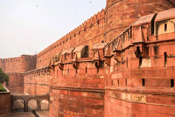 Kırmızı Agra, Hindistan içinde yer alan kale — Stok fotoğraf