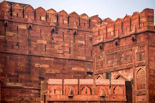 Kırmızı Agra, Hindistan içinde yer alan kale — Stok fotoğraf