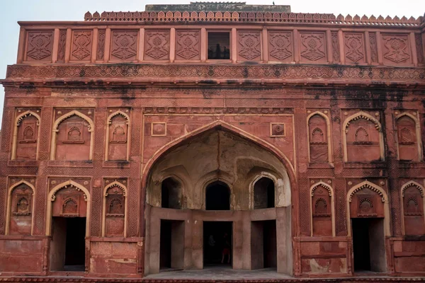 Fuerte Rojo situado en Agra, India — Foto de Stock