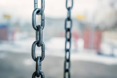 Metal zincirin yakın çekimi