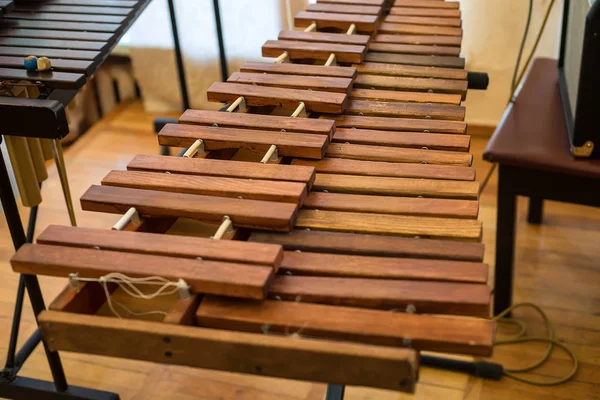 Gros plan xylophone et maillets — Photo