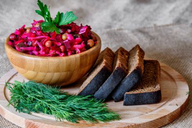 Vinegret - geleneksel Rus sebze salatası