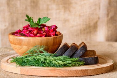 Vinegret - geleneksel Rus sebze salatası