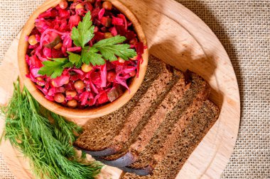 Vinegret - geleneksel Rus sebze salatası