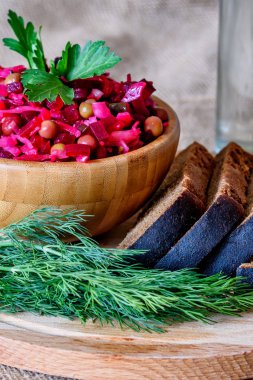 Vinegret - geleneksel Rus sebze salatası