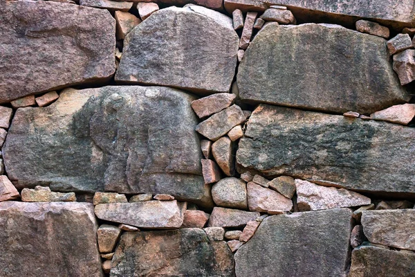 Textura de muro de piedra de primer plano — Foto de Stock