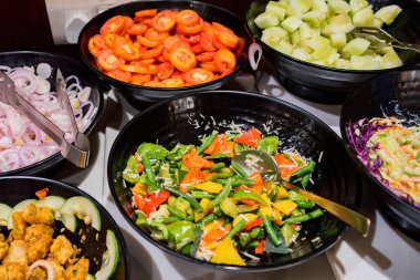 Açık büfe Vejeteryan Self-Servis Kahvaltı otel