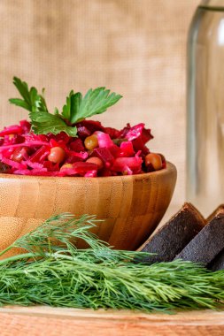 Vinegret - geleneksel Rus sebze salatası