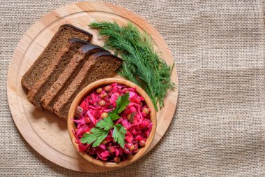 Vinegret - geleneksel Rus sebze salatası