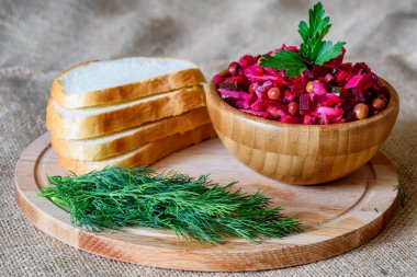 Vinegret - geleneksel Rus sebze salatası