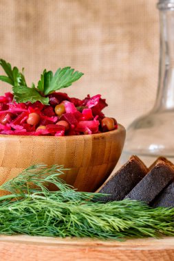 Vinegret - geleneksel Rus sebze salatası