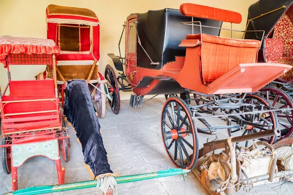 Maharaja colorati allenatori nel palazzo di Jaipur — Foto Stock