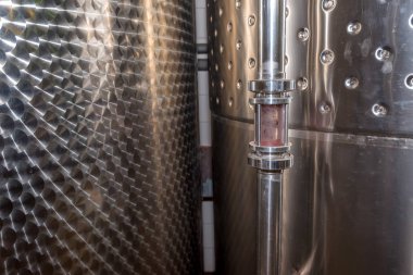 Fermentaion paslanmaz tanklar şarap üretimi için