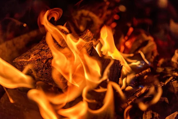 Soyut yangın arka plan. Şömine veya Ocak