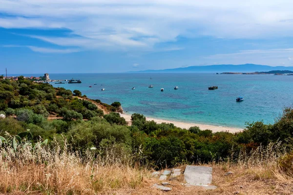 Schilderachtige landschap van Ouranopoli, Athos, Griekenland — Stockfoto