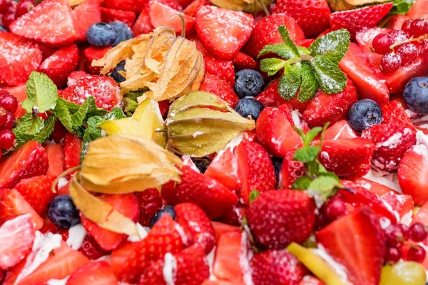 Предпосылки для сбора свежих ягод — стоковое фото