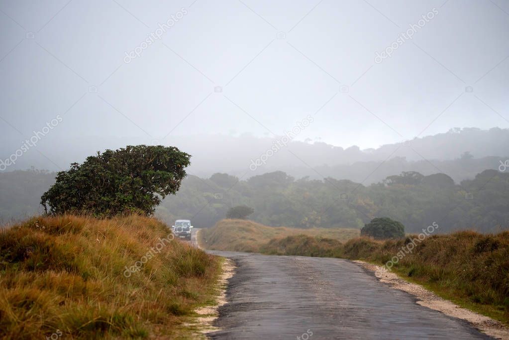 Road leading to Horton Plains, Sri Lanka