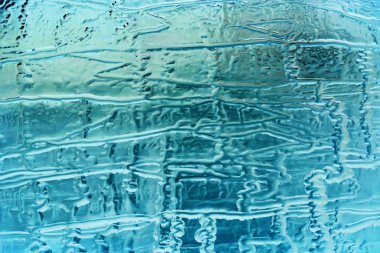 Makro mavi soğuk buz arka plan dokusu