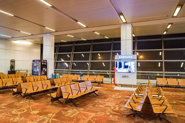 ДЕЛИ, Индия - CIRCA NOVEMBER 2017: Международный аэропорт имени Индиры Ганди — стоковое фото