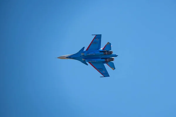 Rostov na Donu, Rusko-srpen 2017: Su-30 — Stock fotografie