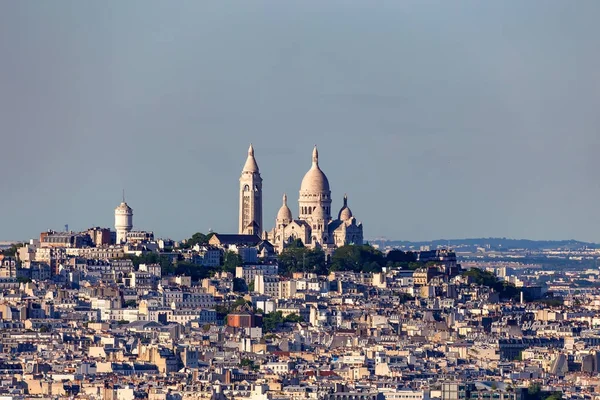 París panorama de Montmartre y Sacre Couer — Foto de Stock