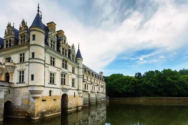 CHENONCEAU, FRANCE - CIRCA JUNE 2014: Outside view of the castle Stock Image