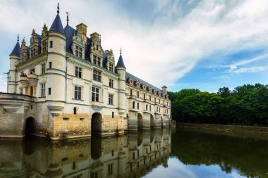 Chenonceau, Fransa - Haziran 2014 yaklaşık: Kalenin dışında göster