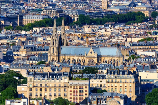 Eiffels 塔からパリの風光明媚なパノラマ — ストック写真