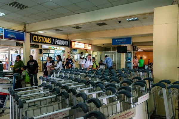 Eiland Zanzibar, Tanzania - Circa januari 2015: interieur van Zanzibar airport — Stockfoto