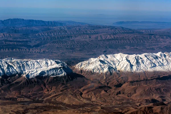 Mountain Flygfoto från flygplan — Stockfoto
