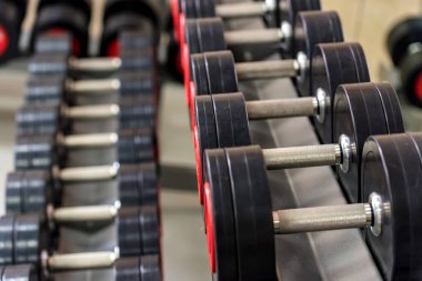 Krom dambıl closeup görüntü