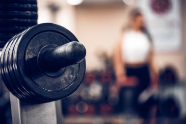 Fitness dumbbell ve halter ağırlık plakaları